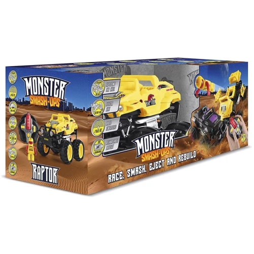 Автомобиль Monster Smash-Ups Crash Car Ти-Рекс, желтый (TY5873A-1)