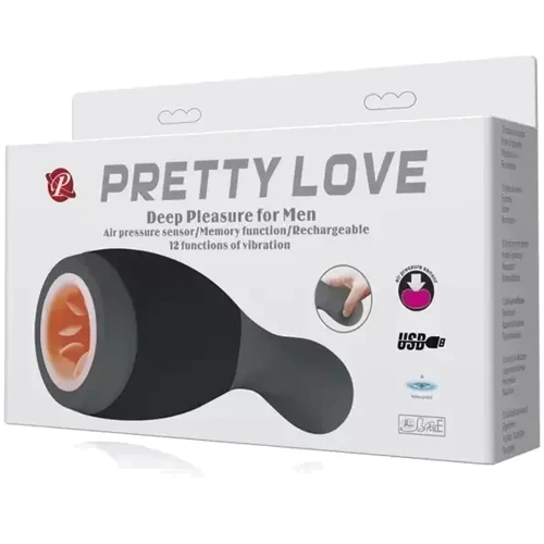 Мастурбатор с вибрацией Pretty Love - Deep Pleasure for Men, BM-00900T43
