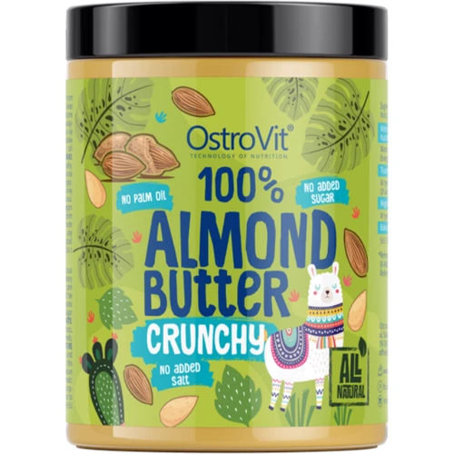 Миндальное масло хрустящее OstroVit 100% Almond Butter 1000 g / 40 servings