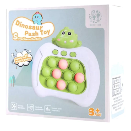 Портативная игра Speed Push Game Dinosaur yellow фото 6