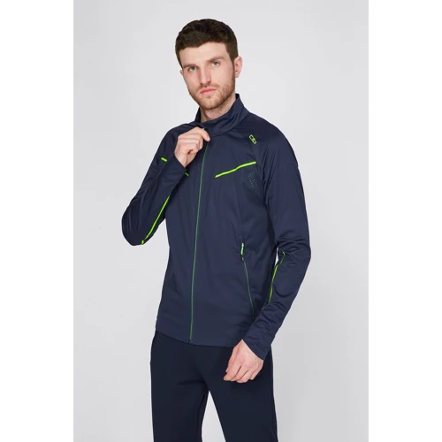 Вітровка CMP Man Fix Hood Jacket (31A6247-N950) 48 темно-синя демісезон: Вид Вітровки