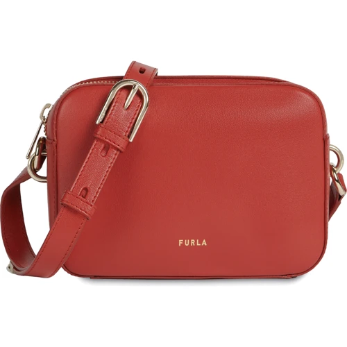 Женская сумка кросс боди Furla Block Mini Crossbody терракотовая (BZY7FBK)