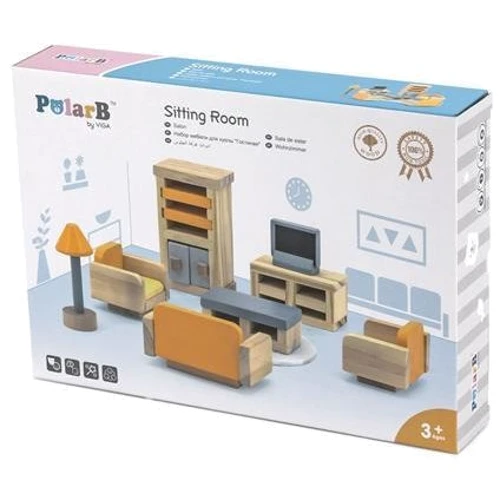 Дерев'яні меблі для ляльок Viga Toys PolarB Вітальня (44037): Виробник Viga Toys