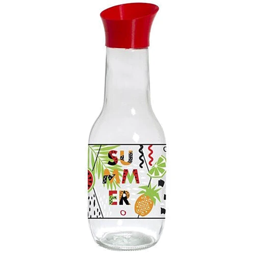 Пляшка для води HEREVIN Summer 1 л скло (111652-001)