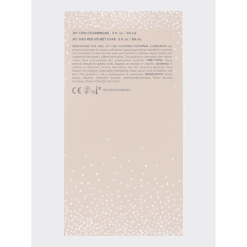 Набор вкусовых смазок System JO Champagne & Red Velvet Cake (2×60 мл), Limited Edition