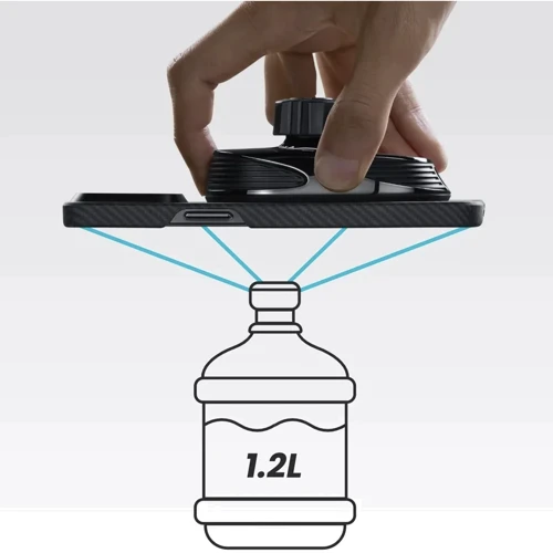 Держатель Pitaka Car Holder Air Vent MagEZ Car Mount Pro 2 Qi2 15W Black (CM2402N) фото 11