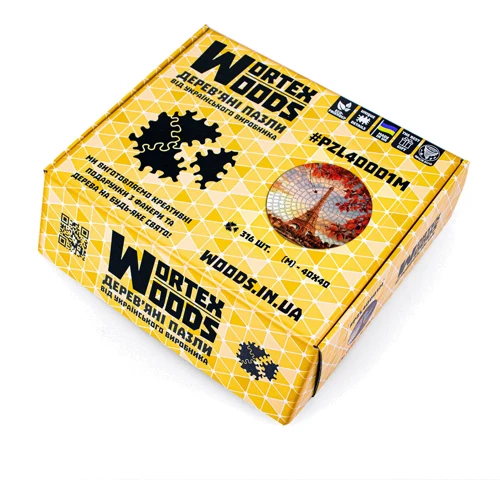 Деревянный пазл Wortex Woods Эйфелева башня 30х30 (PZL40001-30х30): Производитель Wortex Woods
