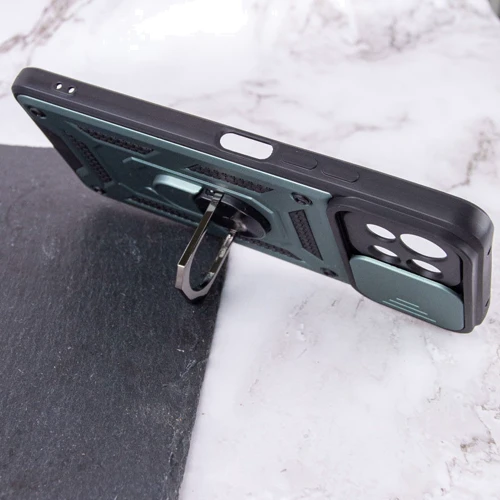 Чехол для телефонов Mobile Case Camshield Serge Magnetic Ring Green for Xiaomi Mi 11 Lite / Mi 11 Lite 5G: Цвет зеленый