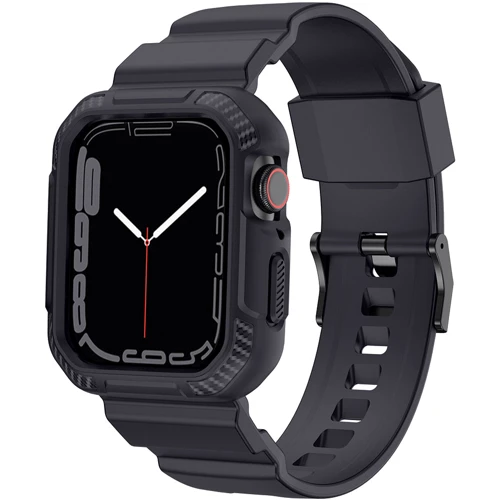 Аксессуар для Watch TPU Strap with Case Grey (FLS181107) for Apple Watch 42/44/45/49mm Ultra фото 4