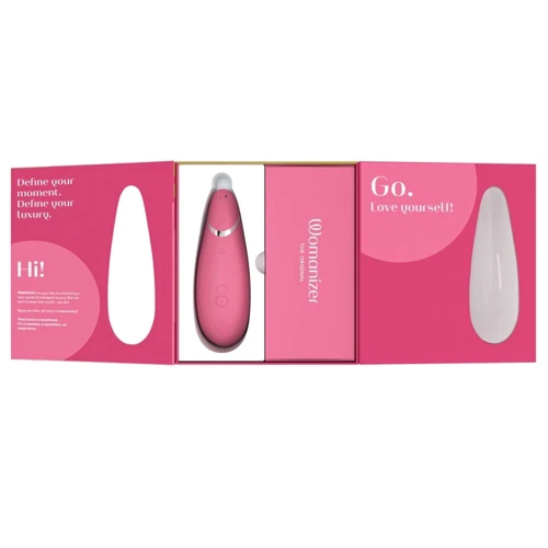 Вакуумный клиторальный стимулятор Womanizer Premium 2 Raspberry