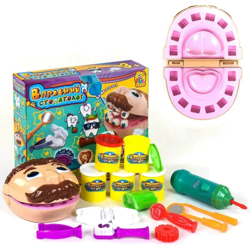 Тесто для лепки 4FUN Game Club Искусный стоматолог (7310): Производитель 4FUN Game Club