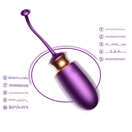 Виброяйцо с подогревом и пультом ДУ - Vibrating Silicone Love EGG USB, BS6300001
