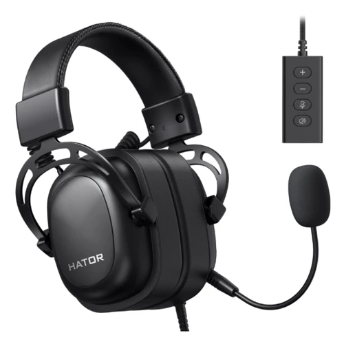 Навушники Hator Hypergang 2 USB 7.1 Black (HTA-940): Діапазон частот (Гц) 10 - 22000