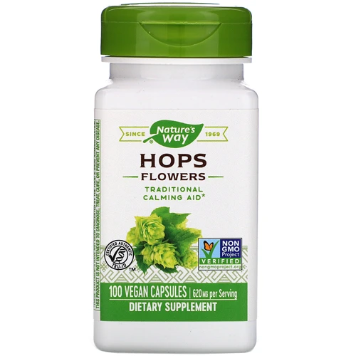 Nature's Way Hops Хмель (цветы) 310 мг 100 капсул