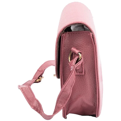 Женская сумка-сэтчел Valiria Fashion розовая (4DETBI-184-13): Фактура Матовая, Зернистая