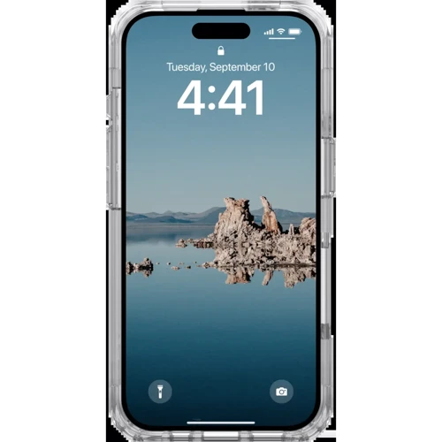 Чехол для iPhone Urban Armor Gear UAG Plyo Magsafe Ice/White (114482114341) for iPhone 16: Материалы поликарбонат и полиуретан