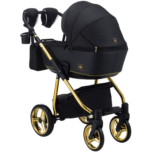 Коляска 2 в 1 Adamex Barcelona Polar (Gold) BR442 (624631): Возможность установки люльки есть