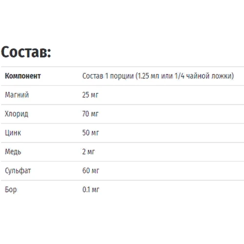 Trace Minerals Research, Ionic Zinc, 50 mg, 2 fl oz (59 ml) (TMR-00019): Форма випуску рідина