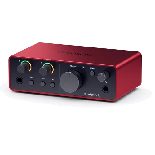 Аудиоинтерфейс FOCUSRITE Scarlett Solo 4th Gen