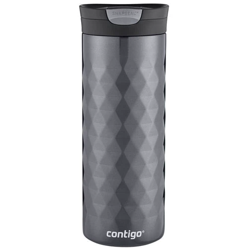 Термокухоль Contigo Kenton SnapSeal Stainless Steel Travel Mug 591 мл Gunmetal (2006114): Тип Термокружка