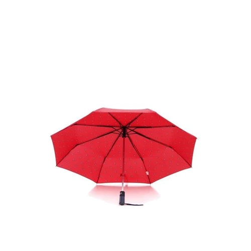 Зонт женский автомат Tommy Hilfiger красный (TH1396W): Фасон Складной (3 сложения)