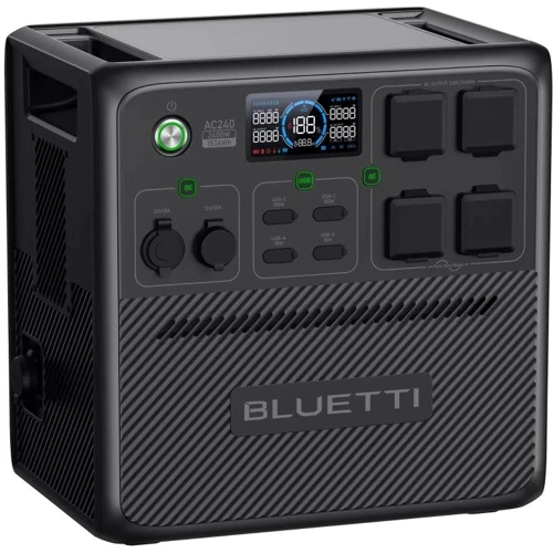Зарядная станция Bluetti AC240 1536Wh 2400W UA: Выходы потребителей USB-C, USB-A, 220V