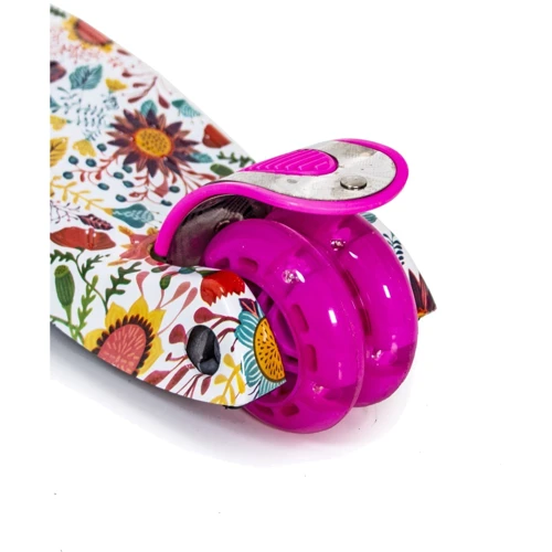 Дитячий самокат MAXI. Garden Flowers (всі колеса світяться) 1506629366: Кількість коліс 4