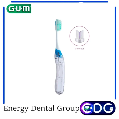 GUM Travel Ortho Зубная щетка дорожная в ассортименте: Жесткость Мягкая (Soft)