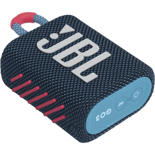 Акустика JBL GO 3 Blue-Pink (JBLGO3BLUP): Питание Литий-полимерный аккумулятор 2.7 Втч