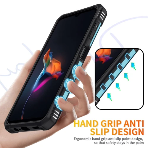 Аксесуар для смартфона Mobile Case Pathfinder Ring Light Blue для Samsung A155 Galaxy A15 4G / A156 Galaxy A15 5G: Сумісність Samsung A155 Galaxy A15 4G / A156 Galaxy A15 5G
