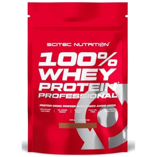 Протеин Scitec Nutrition 100% Whey Protein Professional 500g / 16 servings / Salted Caramel