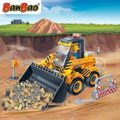 Конструктор Banbao Бульдозер 19 ел. (9711) фото 4