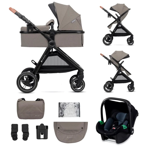 Універсальний візочок 3 в 1 Kinderkraft Esme Sand Beige (KSESME00BEG3000)
