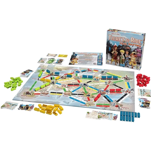 Настольная игра Days of Wonder Ticket to Ride - First Journey (Europe) EN НА АНГЛИЙСКОМ ЯЗЫКЕ: Возраст от 6-ти лет