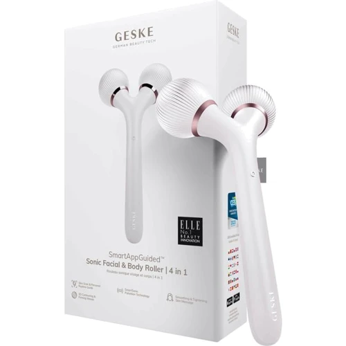 

Звуковой ролик для лица и тела Geske Sonic Facial & Body Roller 4 в 1 Starligh (GK000041SL01)