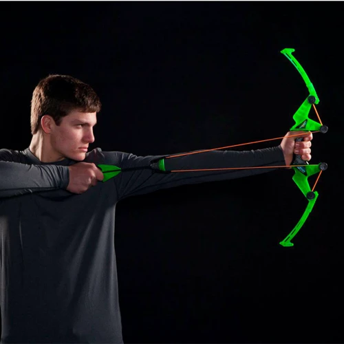 Іграшкова цибуля з мішенню Air Storm - Bullz Eye (зелений, 3 стріли, мішень) (AS200G)