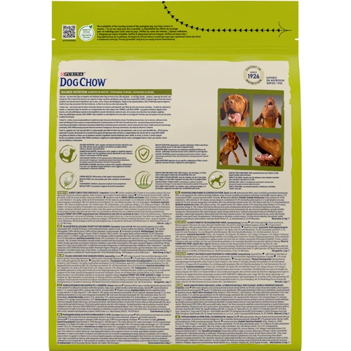 Сухой корм Dog Chow Adult 1+ для взрослых собак с ягненком 2.5кг (12493231): Основные ингредиенты Ягненок