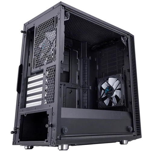 Корпус Fractal Design Define Mini C TG Black (FD-CA-DEF-MINI-C-BK-TG): Материал передней панели сталь
