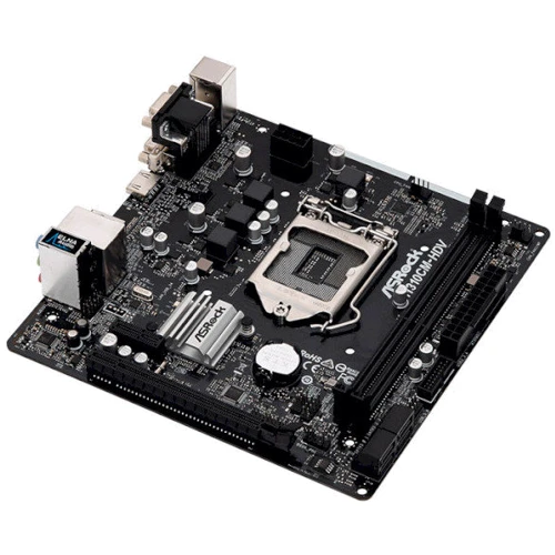 ASRock H310CM-HDV: Роз'єми на платі SATA 3.0, M.2, PCI Express x1