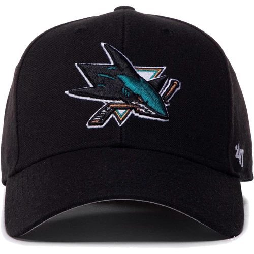 Мужская бейсболка 47 Brand Nhl San Jose Sharks черная (H-MVP22WBV-BK) фото 4