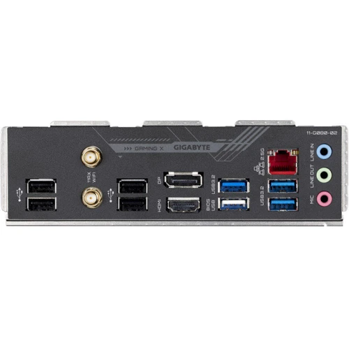 Gigabyte B660M Gaming X AX DDR4: Разъемы на задней панели USB 2.0, USB 3.2 Gen 1