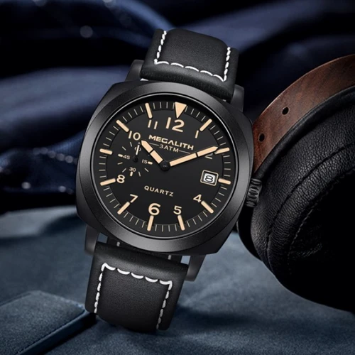 Наручний годинник MegaLith Panerai 7718: Механізм Кварцевый