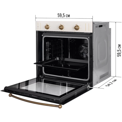 Духовой шкаф электрический Perfelli RETRO 6M8L BEIGE