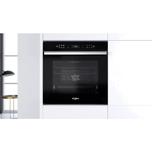 Духова шафа електрична Whirlpool W6 OM4 4S1H BL: Об'єм, л 73