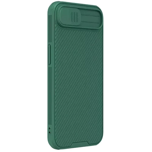 Чехол для iPhone Nillkin CamShield Pro Deep Green for iPhone 16e: Материалы Пластик