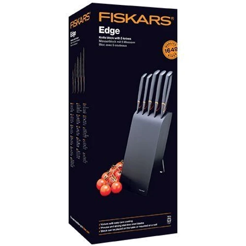 Набір кухонних ножів Fiskars Edge в блоці 6 пр. (1003099): Кількість предметів 5