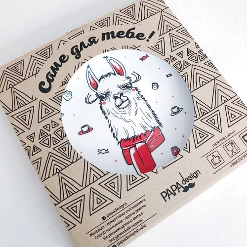 Тарелка PAPAdesign "Лама в Шарфе": Производитель PAPAdesign