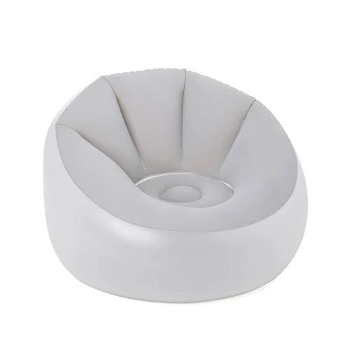 Надувне крісло Велюр крісло Bestway 75086 102-97-71см з підсвічуванням LED