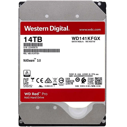 Внутренний жесткий диск WD Red Pro 14 TB (WD141KFGX)