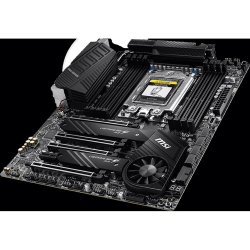 MSI TRX40 PRO WIFI: Разъемы на плате SATA 3.0, M.2